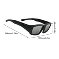 thumbnail image 2 of Paquete de 1/2/3/5 gafas de eclipse solar gafas de sol con certificación ISO gafas de visión de eclipse solar protección ocular segura para visión directa del sol, 2 of 7