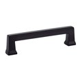thumbnail image 1 of emtek 86484 alexander cabinet pull flat black (5" centers), 1 of 1
