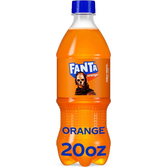 Fanta Orange Soda Pop Bottle, 20 fl oz