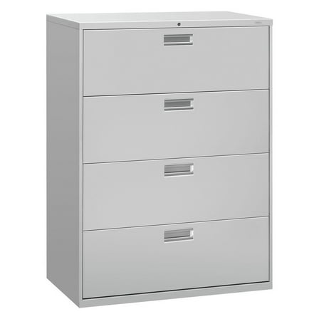 HON 4 Drawers Lateral Lockable Filing Cabinet, Gray