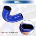 thumbnail image 4 of Unique Bargains 51mm 2.01" 135 Degree Elbow Silicone Reducer Hose Pipe Bend Turbo Water Intercooler Blue, 4 of 6