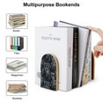 thumbnail image 3 of Black Labrador Lab Dog Wood Book Ends for Shelves Non-Skid Book Holders Heavy Duty Book Stand Support for Books and Movies, 3 of 8