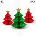 thumbnail image 3 of Bolas de nido de abeja para Navidad, colgantes de bolas de papel para árbol de Navidad, adornos para decorar el ambiente, suministros y accesorios, 3 of 5