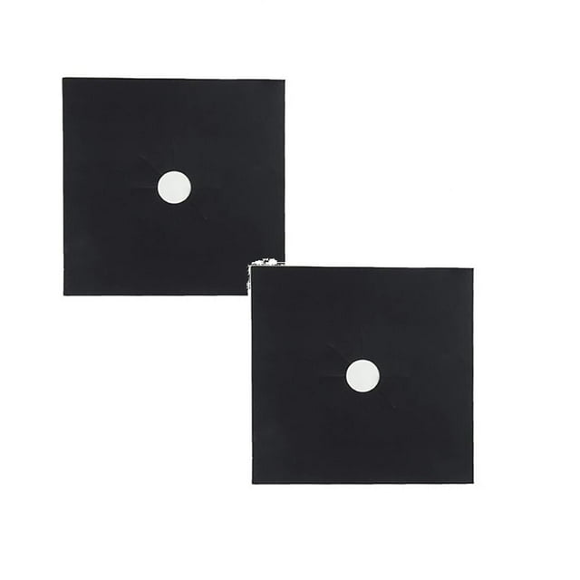 Oleegame 2 Pcs Napperon Réutilisable 1 Pcs Feuille d'Aluminium pour Cuisinière à Gaz Protecteur de Brûleur Housse Doublure Tapis de Nettoyage Coussinet
