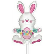 Easter Spring Bunny Stick Balloon