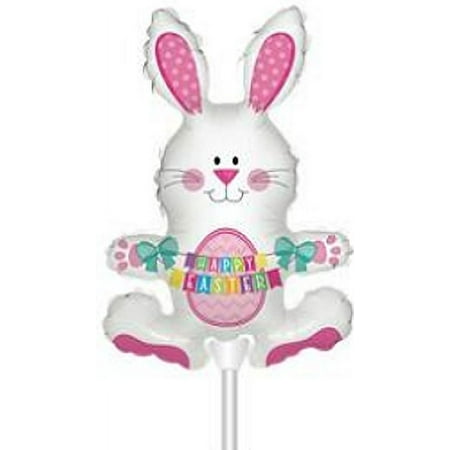 Easter Spring Bunny Stick Balloon