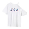 thumbnail image 3 of Camiseta para Mujer Verano Suave Camiseta Básica para Vacaciones Calle Viajes Oficina Mujer SG, 3 of 7