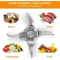 thumbnail image 2 of Robust Stainless Steel Food Grade Blender Blade, Ideal Replacement Part for Thermomix TM31, Multifunctional Four-blade Design for Enhanced Efficiency, 2 of 5