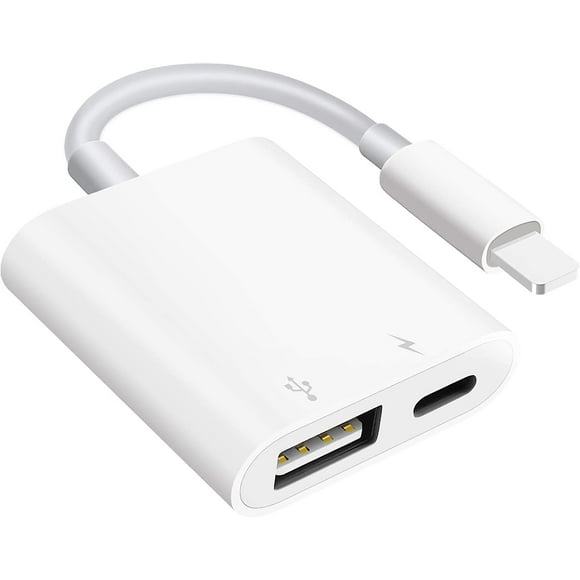 USB Camera Adapter with Charging Port,Portable USB Female OTG Adapter Suitable for iPhone iPad, iPad to USB Adapter Plug and Play Support Card Reader