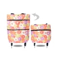 thumbnail image 2 of pathside Foldable Shopping Cart, Rolling Tote Bag with Wheels, Portable Grocery Wagon for Market Travel, Heavy Duty Storage Summer, 2 of 7