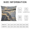thumbnail image 6 of Acheng  Abstract Marble Throw Pillow Covers Set of 2 Grey Gold White Decorative Cushion Cases Texture Watercolor Print Art Pillowcase Modern Decor Home Decorations for Bed White, 6 of 6
