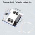 45 Degree Tile Chamfering Tool,Angle Grinder Stand for Tile 45Β° Chamfer ...