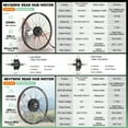 thumbnail image 3 of Bafang Ebike Conversion Kit 48V750W29" Rear Wheel Cassette Hub Motor Electric Bike Accessories with 48V Ebike Battery（Display Optional）, 3 of 11