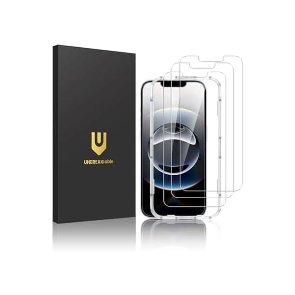 3-Pack Screen Protector for iPhone 16e, Double Shatterproof Tempered Glass [Easy Installation Frame] [9H Hardness] [99.99% HD Clear] [Case Friendly] for iPhone 6.1 inch