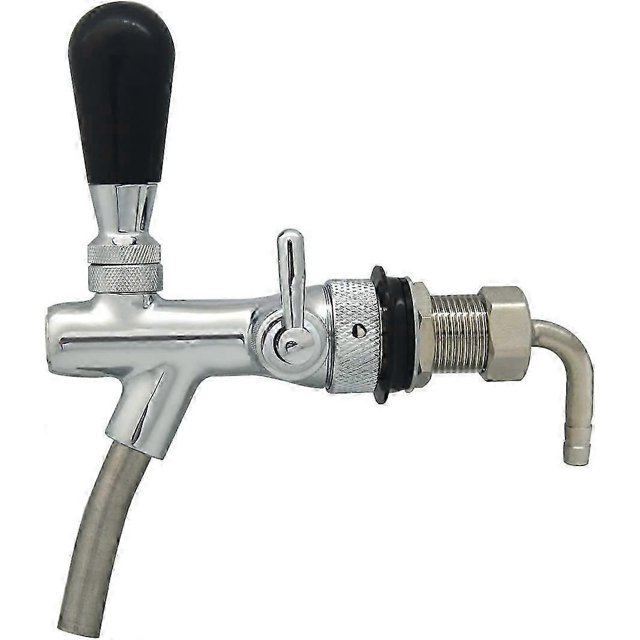 Grifo dispensador de cerveza ajustable G5/8 con válvula de control de flujo, para cerveza de barril casera P20250110907