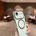 thumbnail image 5 of Zonrw Para Iphone 17 Air Funda Magnética Para Mujeres Y Niñas, Suave Y Lindo Marco De Onda, Forma Rizada, Corazón De Amor, Chapado De Lujo, Compatible Con Magsafe A Prueba De Golpes, Contraportada De, 5 of 5