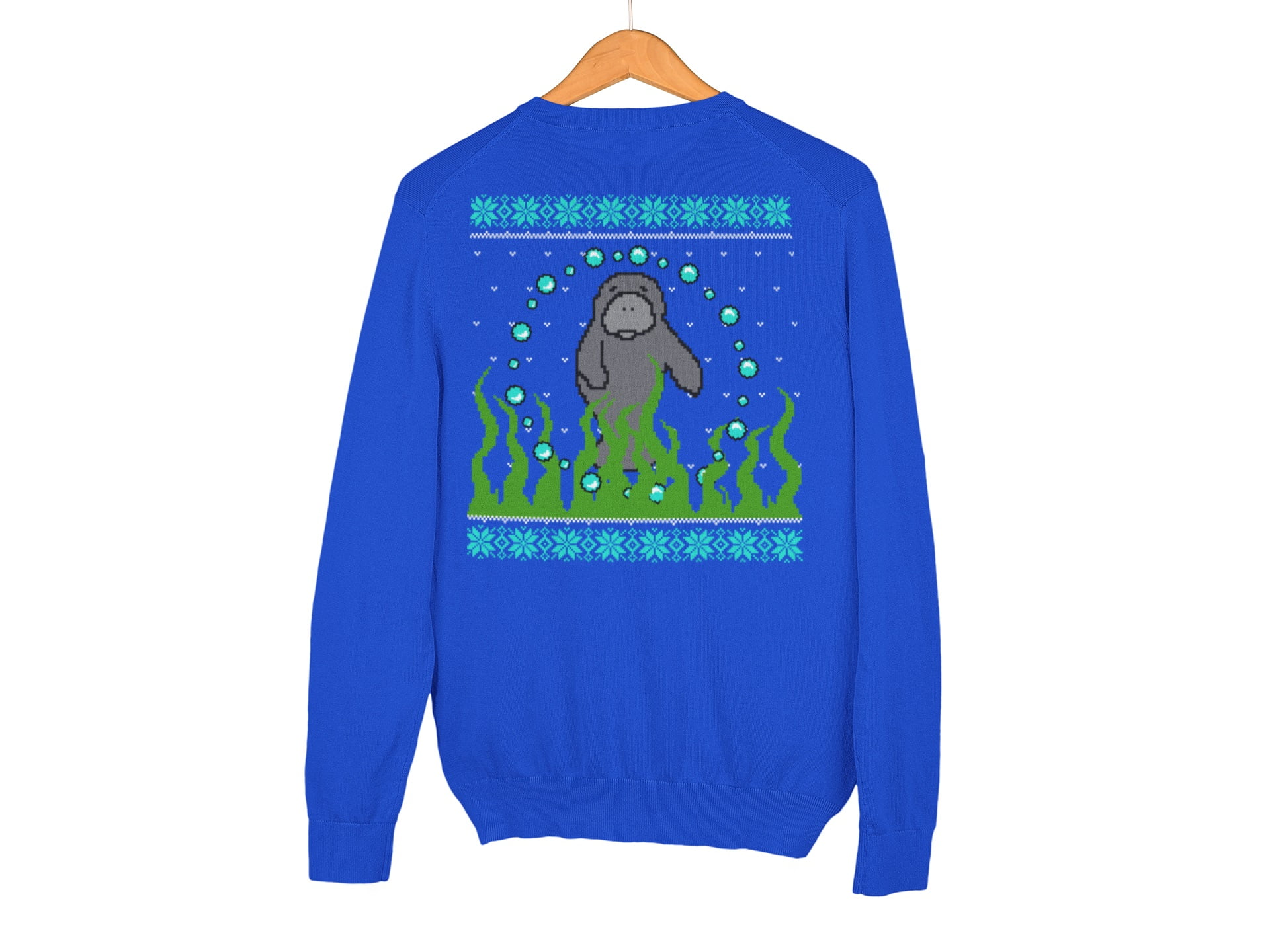 Manatee christmas sweater deals