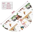 thumbnail image 3 of Yiaed Cute Farm Print Christmas Tree Skirt , Tree SkirtsTree Mat for Christmas Winter Holiday Indoor Decorations-36", 3 of 7