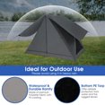 thumbnail image 3 of GVN Camping Tent, Tent,Pop-up Camping Tent for 2-3 People with Carry Bag and Rainfly for Backpacking Hiking Trip-Gray, 3 of 10