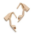 thumbnail image 2 of Rexoro Women Chunky Low Heel Sandals Open Toe Adjustable Ankle Strap Dress Pumps for Wedding Party Daily Wear, 2 of 4