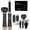 Black, variant on Hair Dryer Brush 5 in 1, Blow Dryer Brush Set with Air Curler Wrap Hair Styler, Negative Ionic Blow Dry Brush, Detachable Hair Tool for Curling, Volumizer,Straightener,Drying