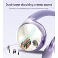 thumbnail image 3 of Auriculares con clip King Lucky i121 Open Ear Bluetooth 5.4 Morados, 3 of 9