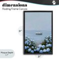 thumbnail image 4 of Stupell Industries Rustic Lodge Yacht in Floral Bay Black Floating Frame Canvas Art, 21 x 31, by Petals Prints Design, 4 of 8