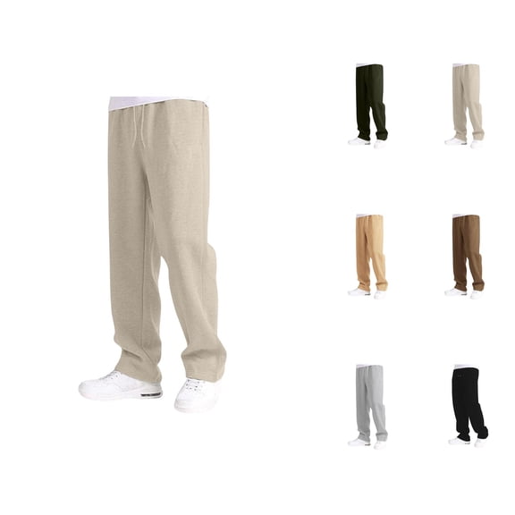 Girls Boys Baggy Sweatpants 2025 Trendy Drawstring Elastic Waist Straight Leg Loose Fit Sweat Pants with Pockets