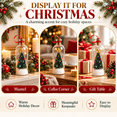 thumbnail image 6 of Recordable Christmas Tree Message in a Bottle Ornament,30-Second Voice Recording Keepsake with Snowy Mini Trees,Glass Holiday Decoration for Mantel(1PC), Lazyguy, 6 of 9