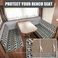 thumbnail image 2 of FOR U DESIGNS Horse Amercian Tribal Print RV Dinette Cushion Covers Wear-Resistan Camper Cushion Slipcover Elastic 2 Seat Sofa Chair Cover 1 Backrest Covers and 1 Bench Covers, 2 of 7