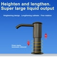 thumbnail image 4 of Sink Soap Dispenser Extension Tube Kit with 360° Rotating Pump Head, Food-Grade Plastic, for Kitchen or Bathroom Countertops, 4 of 8