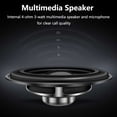 thumbnail image 3 of Bluetooth Hands Free Speakerphone for Cell Phone, Wireless Car Kit Music Player Adapter, Portable Bluetooth Speaker Siri/Google Assistant/TF Card Supported, 3 of 9