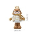 thumbnail image 3 of CuiLiyq Adjustable Standing Christmas Gnomes, Doll Stuffed Plush with Retractable Spring Legs, Christmas Decor Ornaments Winter Home Decor (Round Hat Snowman), 3 of 6