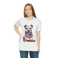 thumbnail image 5 of Patriotic Dogs 4 Of July Independence Day America Jersey Short Sleeve Tee, 5 of 12
