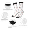 thumbnail image 3 of Yiaed Heart Panda Print Great elasticity Crew Socks Sports socks for Men and Women, 3 of 5