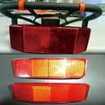 thumbnail image 3 of Bicycle Rack Tail Safety Caution Warning Reflector Disc Panier Rear Reflective Cat Eye Bike Lights, 3 of 6