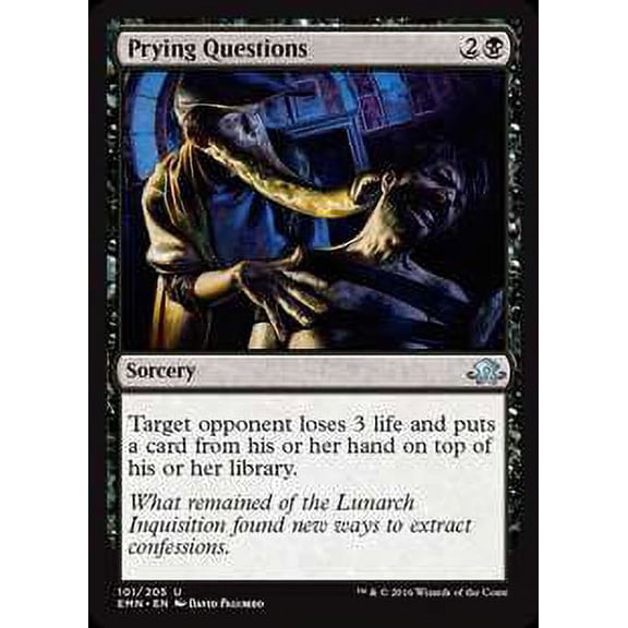 MtG Eldritch Moon Uncommon Prying Questions (Foil) #101