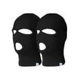 thumbnail image 1 of TopHeadwear 3 Hole Ski Face Mask Balaclava, 2 Pack Black, 1 of 1