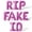 Pink, variant on Letter Balloons - RIP FAKE ID 16" Inch Alphabet Letters Foil Mylar Balloon 21st Birthday Party Banner (Pink)