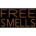 thumbnail image 1 of Free Smells LED Neon Sign 20 x 37 - inches, Black Square Cut Acrylic Backing, with Dimmer - Bright and Premium built indoor LED Neon Sign for restaurant window and interior decor., 1 of 7
