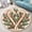 Christmas Candy Cane1, variant on Circle Area Rug, Christmas Snowflake61 Cute Design Washable Non-Slip Floor Carpet, Soft Rug for Living Room Bedroom Decor 24 Inch