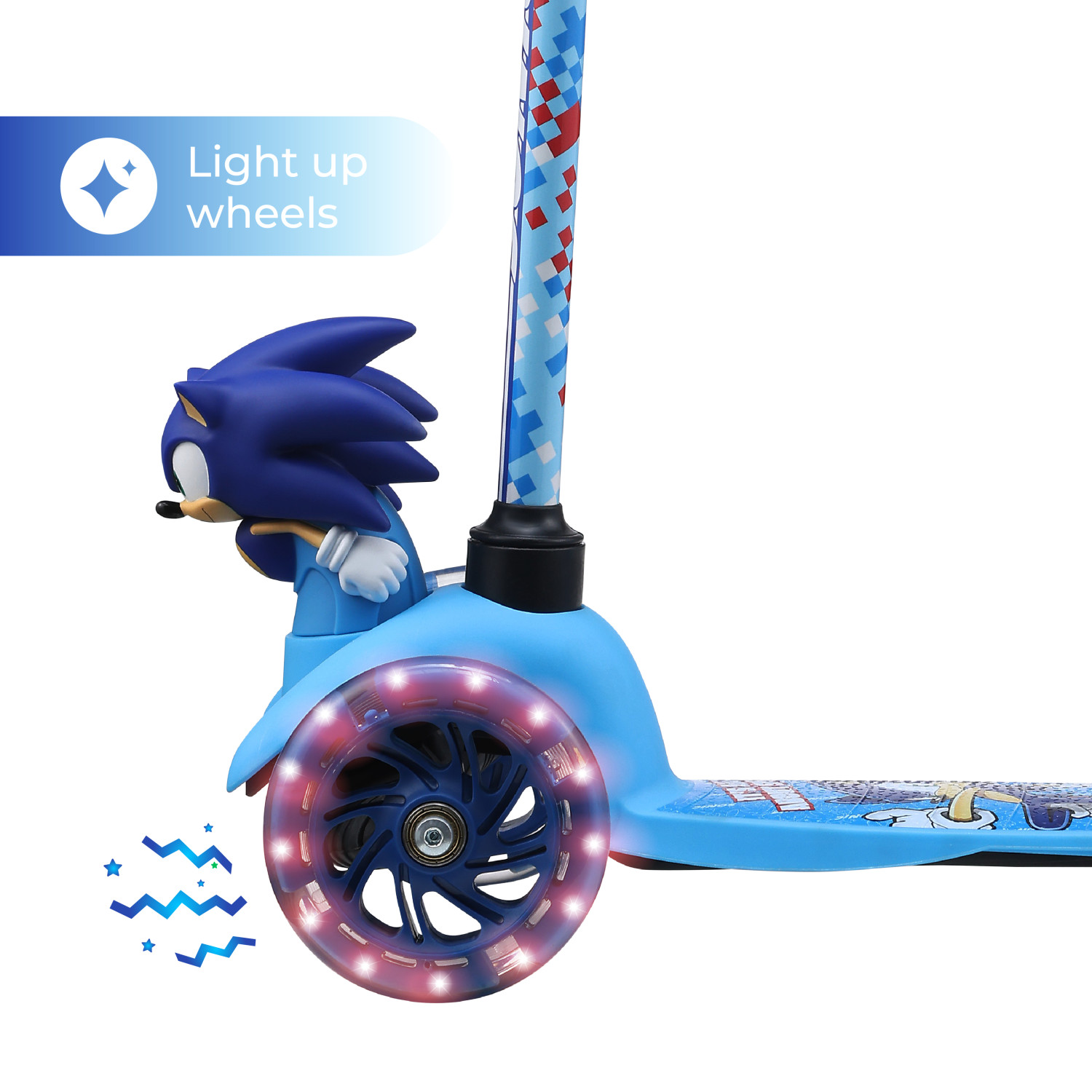 Sonic Ride-N-Glide Buddies 3D Toddler Scooter photo 3