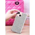 thumbnail image 3 of WIRESTER Silver Glitter Case, Sparkle Bling TPU Cover for Apple iPhone 13 6.1" 2021, White Winter Christmas Snowflake, 3 of 3