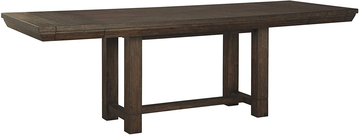 Signature Design by Ashley Sommerford Farmhouse Reclaimed Pine Wood Dining Table Seats up to 6
