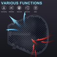 thumbnail image 4 of Motorcycle Seat Cushion Waterproof Shock Absorption Motorbike Seat Pad Breathable Heatproof Protective Ride Saddle Silicone Soft Cushion Elastic Pad Cover for Motorcycle, 4 of 10