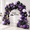 Black Purple, variant on Black Purple Balloon Arch Kit for Ghost Witch Birthday Shower Anniversary Party Decor