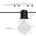 thumbnail image 2 of Summer Savings SEMPAI Outdoor Christmas 40 Light String RGB Horse Racing Bulb, Ideal Remote Control Slide Color Light String Wal&mart Deals Thanksgiving Day, 2 of 7