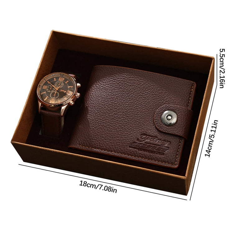1 Pcs Wallet And 1 Pcs Watch, Fashionable Father display picture 1