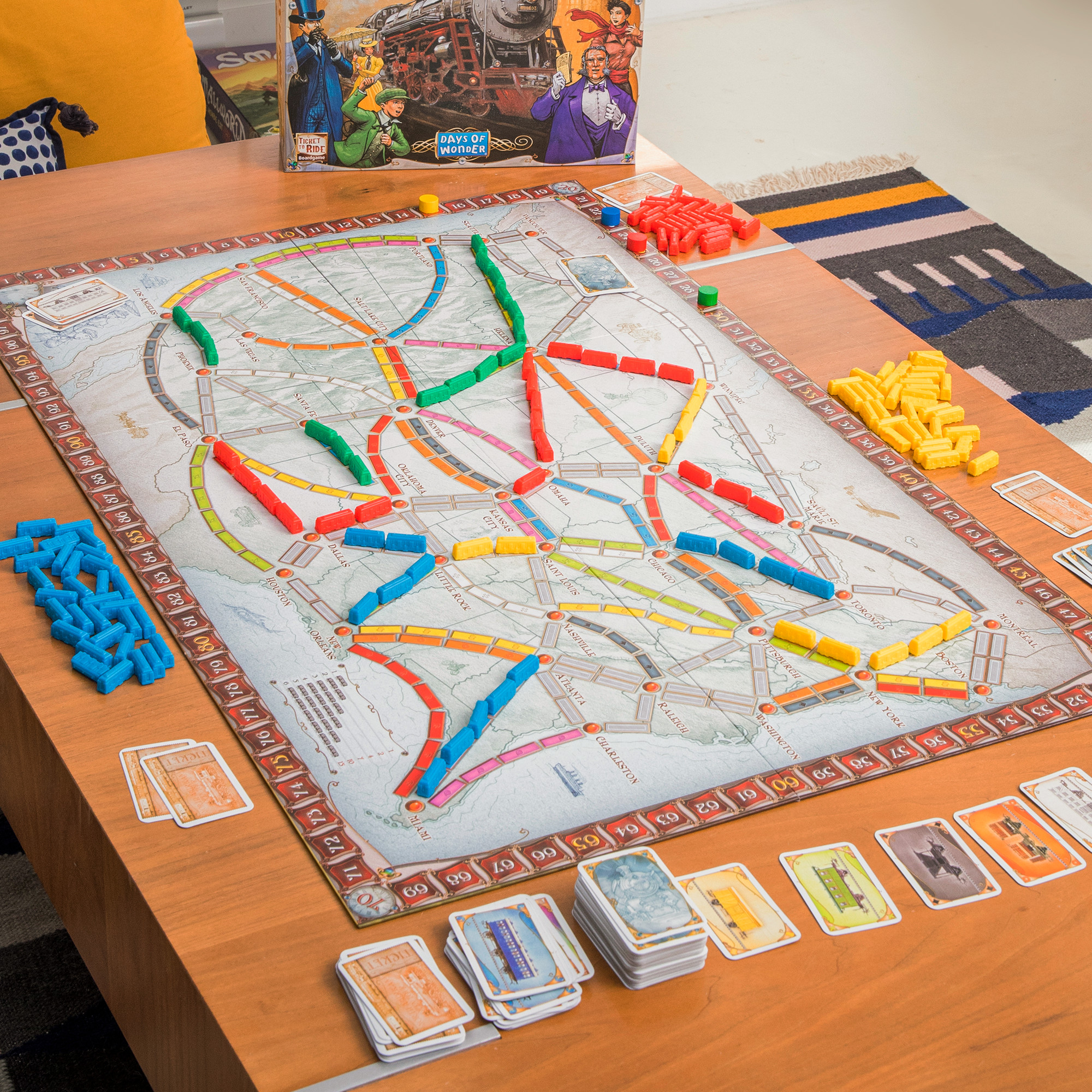 Ticket To Ride Strategy Board Game for Ages 8 and up, from Asmodee - image 3 of 8