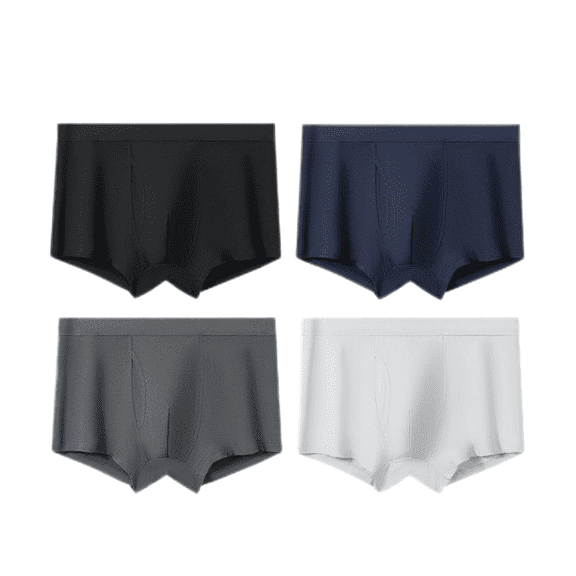 LYMAYTER Men's Breathable Boxer Briefs Quick-Dry Moisture Wicking Underwear for L-4XL